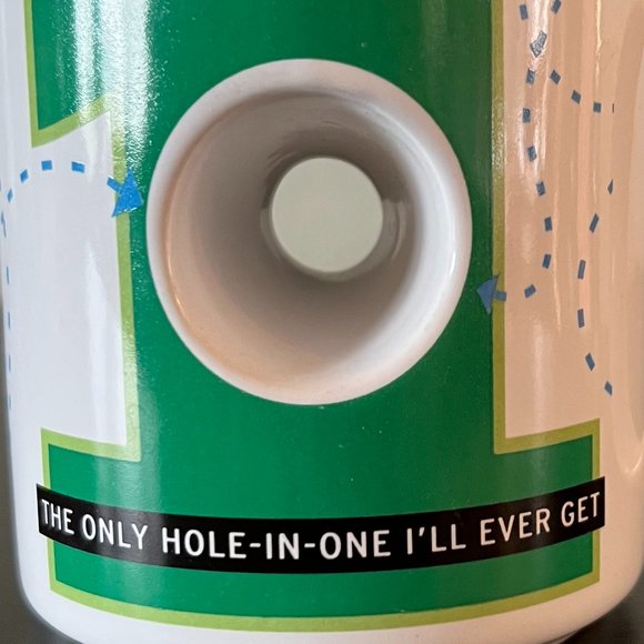 Set of 2 Golf Mugs Hallmark Shoebox HOLE-IN-ONE & Practice Putting Hole - Picture 3 of 11